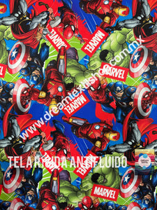 Microfibra Antifluidos Rígido Avengers