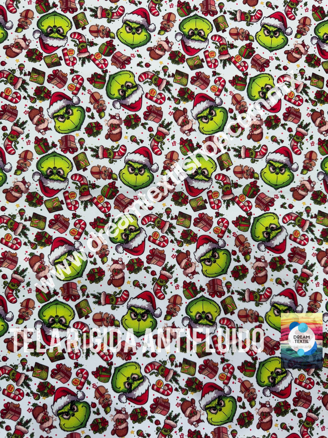 Microfibra Antifluidos Rígido Grinch baston