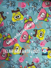 Cargar imagen en el visor de la galería, Microfibra Antifluidos Rígido Muelitas bob esponja
