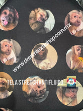 Cargar imagen en el visor de la galería, Microfibra Stretch Antifluidos monos meme
