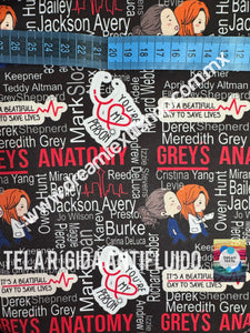Microfibra Antifluidos Rígido Greys Anatomy