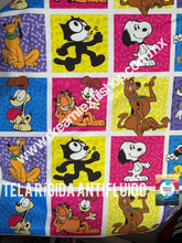 Cargar imagen en el visor de la galería, Microfibra Antifluidos Rígido perritos y gatitos famososo icons
