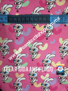Microfibra Antifluidos Rígido Chicas superpoderosas rabbit