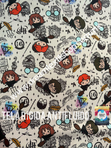 Microfibra Antifluidos Rígido Harry Potter fondo beige