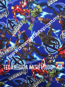 Microfibra Antifluidos Rígido Avengers y Guardianes de la Galaxia