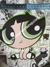 Cargar imagen en el visor de la galería, Microfibra Antifluidos Rígido Chicas Superpoderosas cap comic Bellota (48 x 48cm centrado 20cm)
