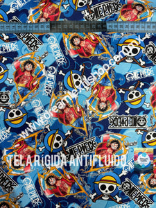 Microfibra Antifluidos Rígido One piece Monkey Luffy