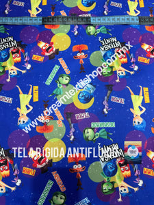 Microfibra Antifluidos Rígido Intensamente fondo azul