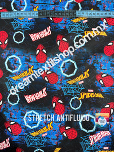 Microfibra Stretch Antifluidos Spiderman Caritas