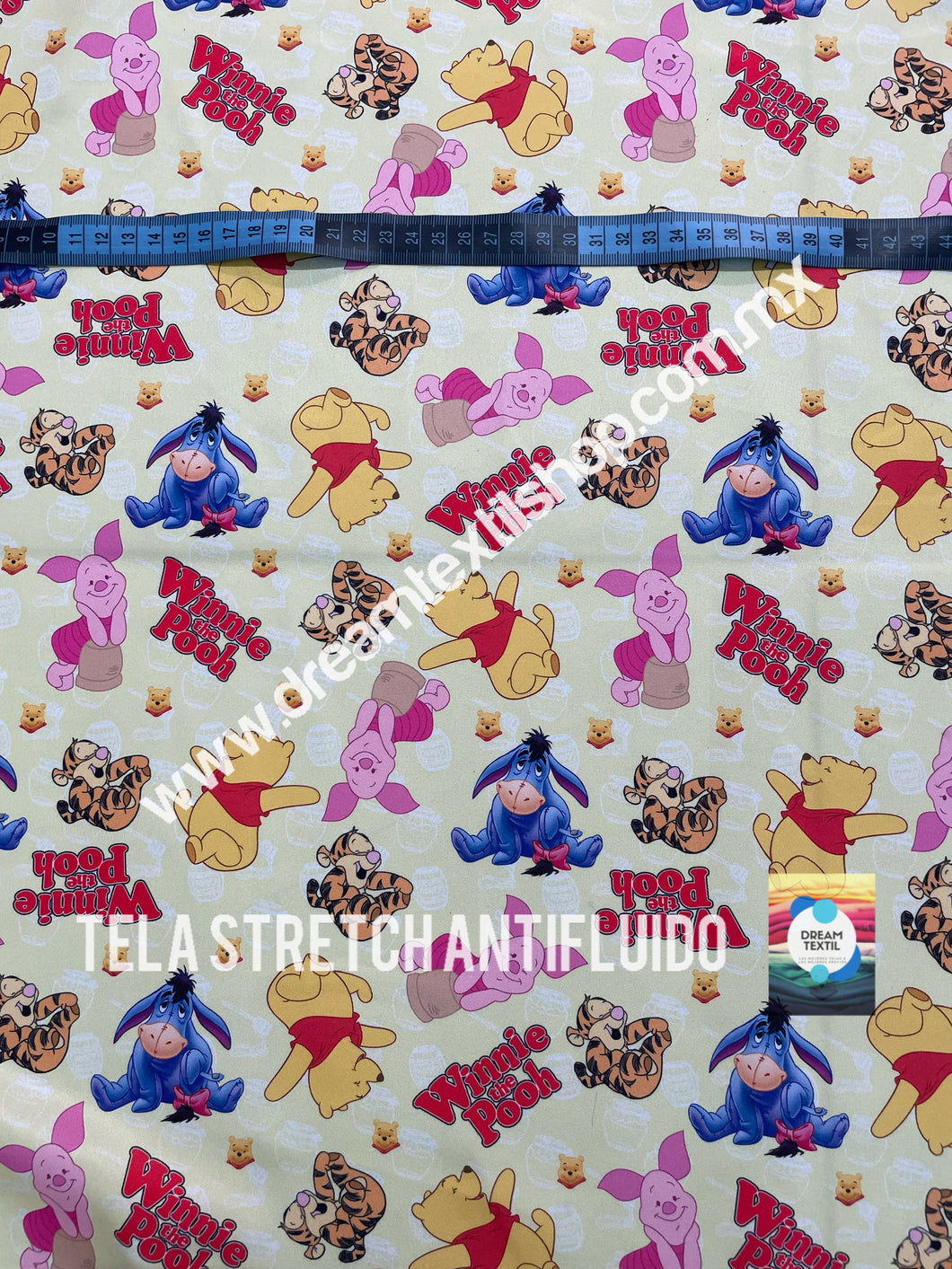 Microfibra Stretch Antifluidos Winnie Pooh