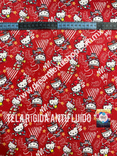 Cargar imagen en el visor de la galería, Microfibra Antifluidos Rígido Kitty Navideño
