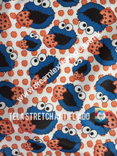 Cargar imagen en el visor de la galería, Microfibra Stretch Antifluidos Cookie Monster
