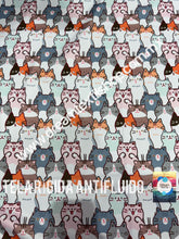 Cargar imagen en el visor de la galería, Microfibra Antifluidos Rígido Gatitos Caritas
