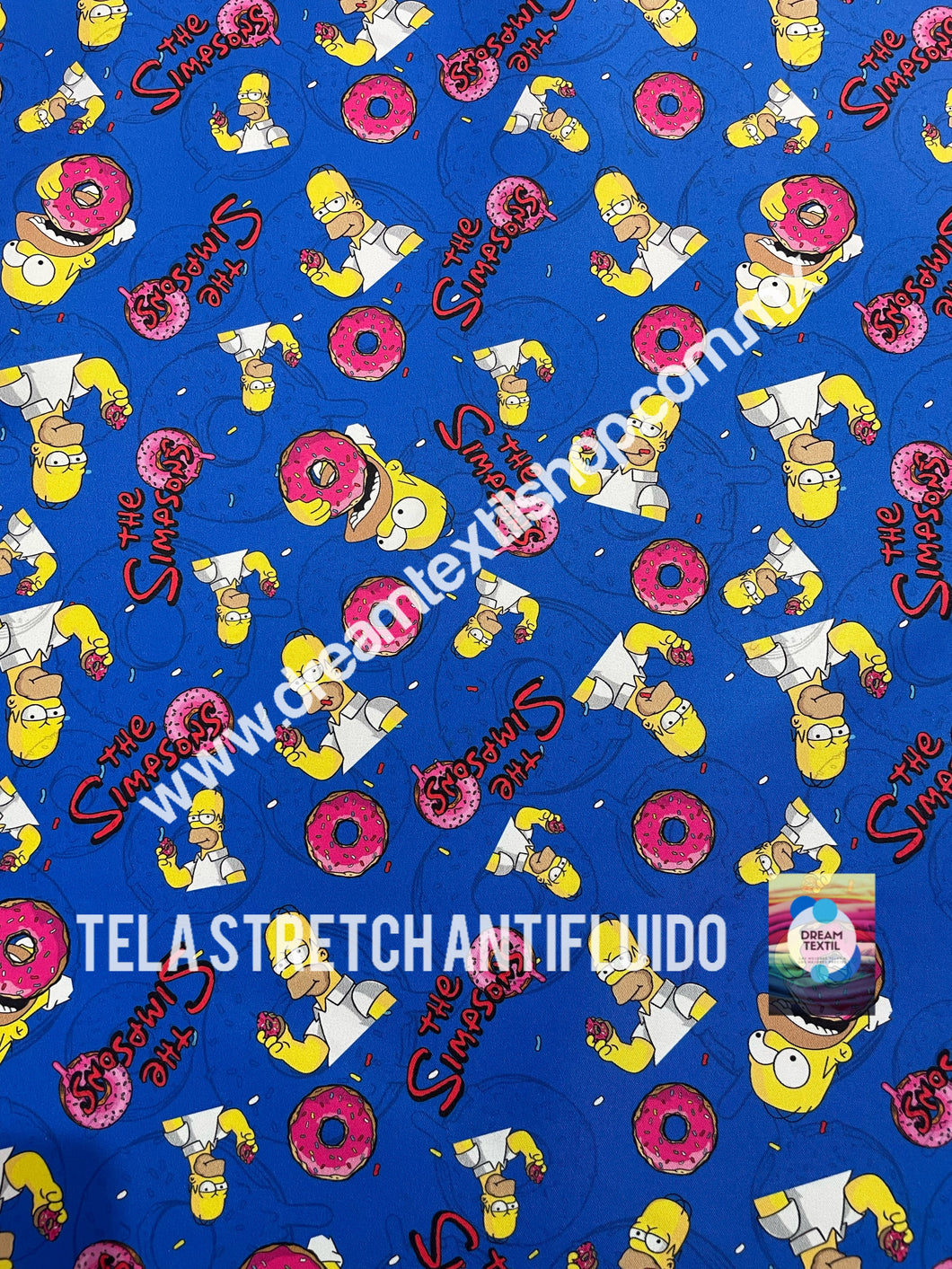 Microfibra Stretch Antifluidos Simpsons Homero Donas