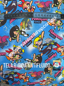 Microfibra Antifluidos Rígido Chicas Superpoderosas azul mojojojo