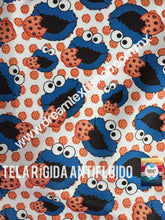 Cargar imagen en el visor de la galería, Microfibra Antifluidos Rígido Cookie Monster
