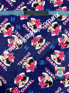 Microfibra Antifluidos Rigido Minnie Chanel