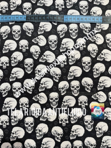 Microfibra Antifluidos Rígido calaveras fondo negro