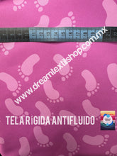 Cargar imagen en el visor de la galería, Microfibra Antifluidos Rígido Pies fondo rosa
