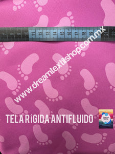 Microfibra Antifluidos Rígido Pies fondo rosa