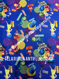 Microfibra Antifluidos Rígido Intensamente fondo azul