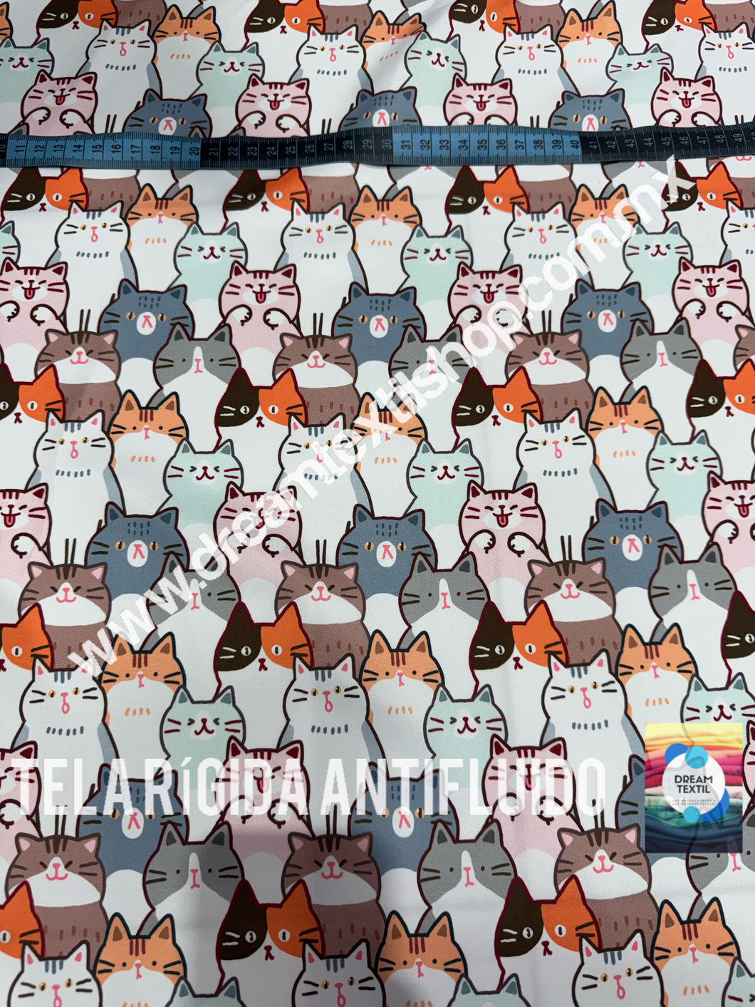 Microfibra Antifluidos Rígido Gatitos Caritas