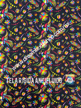 Cargar imagen en el visor de la galería, Microfibra Antifluidos Rígido Tenango fondo negro
