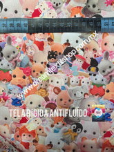 Cargar imagen en el visor de la galería, Microfibra Antifluidos Rígido Ternurines collage tiny
