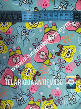 Cargar imagen en el visor de la galería, Microfibra Antifluidos Rígido Muelitas bob esponja
