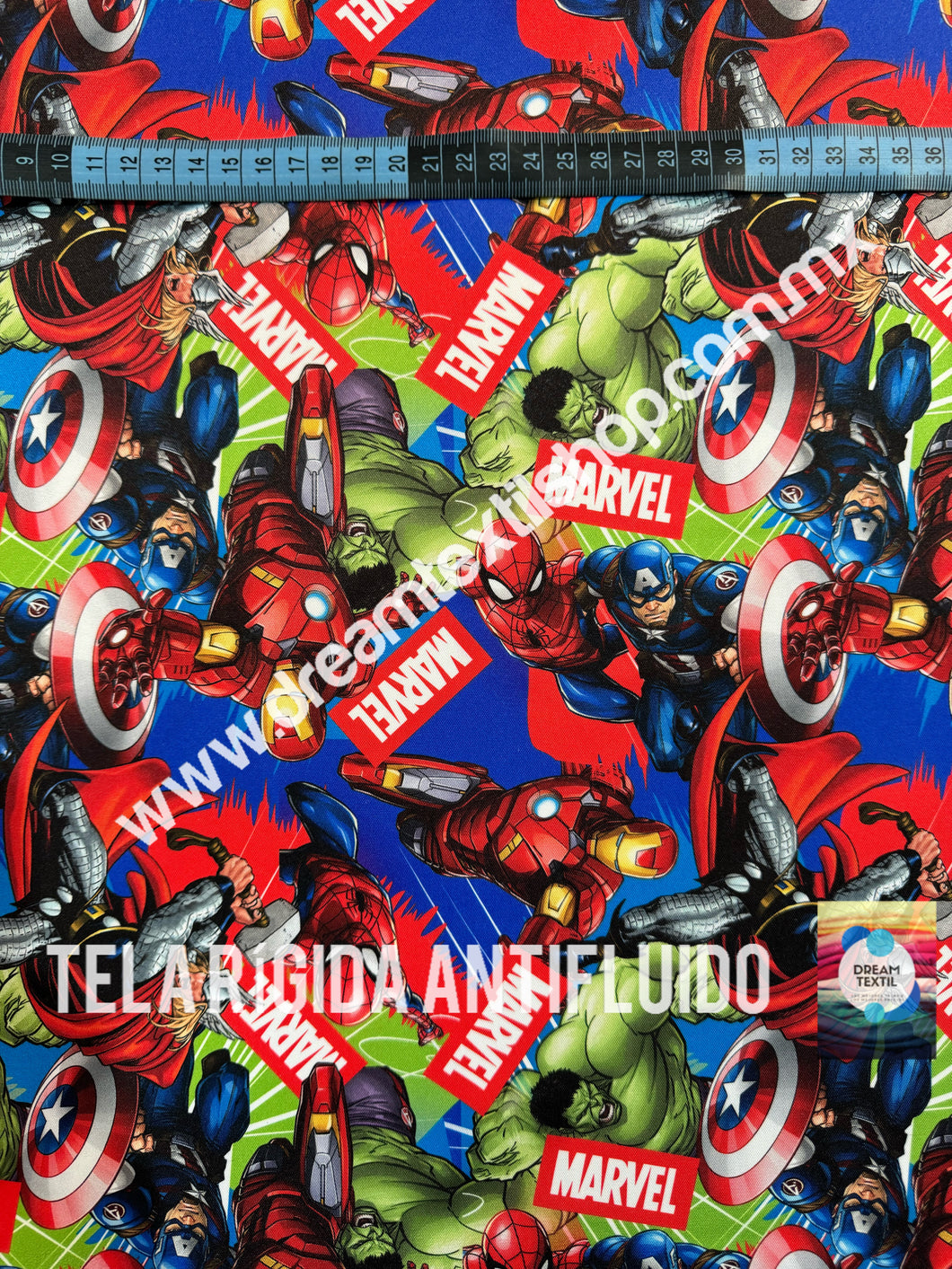 Microfibra Antifluidos Rígido Avengers