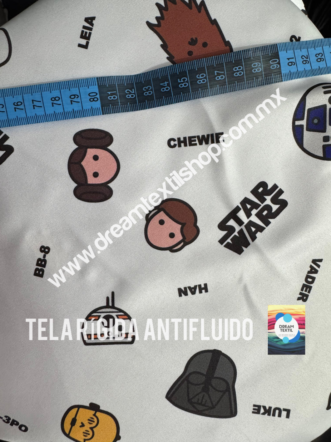 Microfibra Antifluidos Rígido Starwars Candy fondo blanco