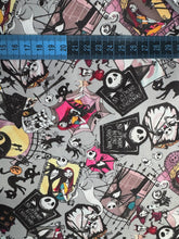 Cargar imagen en el visor de la galería, Microfibra Stretch Antifluidos Extraño mundo de Jack Kids
