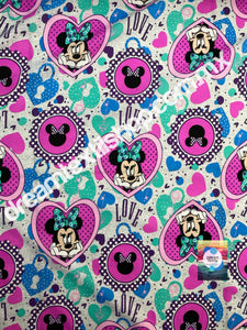 Chifon Estampado Minnie Love