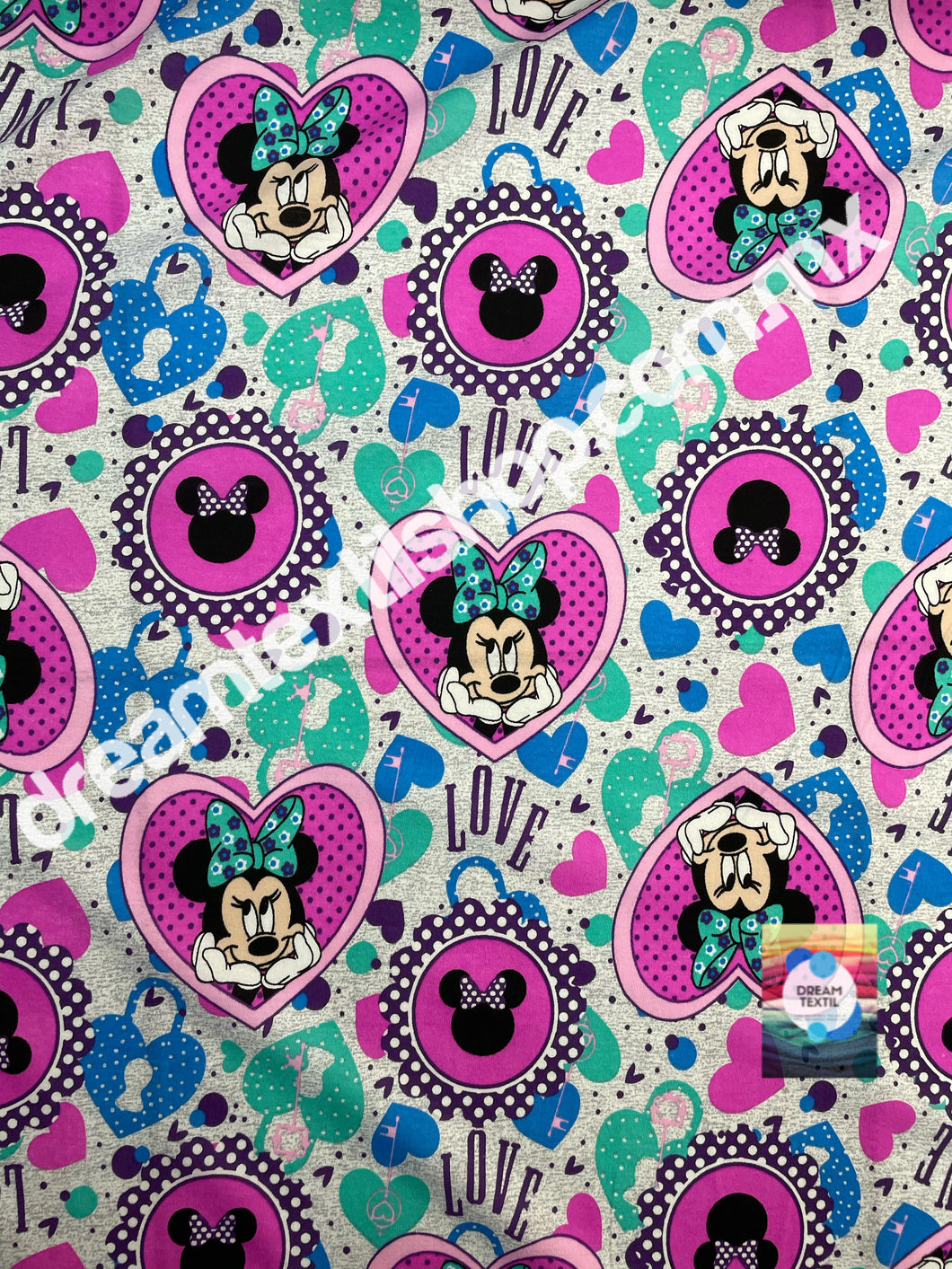 Chifon Estampado Minnie Love