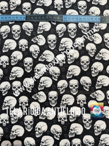 Microfibra Antifluidos Rígido calaveras fondo negro