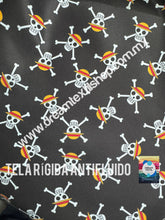 Cargar imagen en el visor de la galería, Microfibra Antifluidos Rígido One Piece calavera
