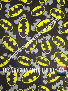 Microfibra Antifluidos Rígido Batman Logo collage