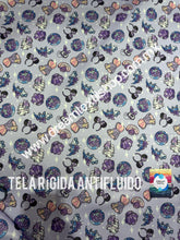 Cargar imagen en el visor de la galería, Microfibra Antifluidos Rígido Disney dumbo Fondo Lila
