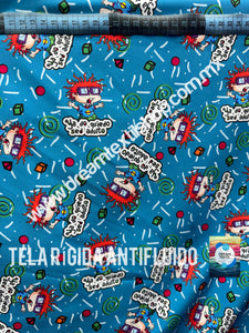 Microfibra Antifluidos Rígido Rugrats Carlitos