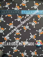 Cargar imagen en el visor de la galería, Microfibra Antifluidos Rígido One Piece calavera
