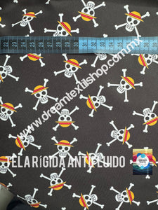 Microfibra Antifluidos Rígido One Piece calavera