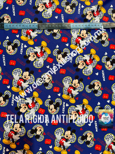 Microfibra Antifluidos Rígido Mickey Smile Azul marino