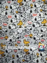 Cargar imagen en el visor de la galería, Microfibra Antifluidos Rígido Snoopy woodstock Zap
