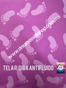 Microfibra Antifluidos Rígido Pies fondo rosa