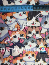 Cargar imagen en el visor de la galería, Microfibra Stretch Antifluidos Gatitos tiernos bebés med
