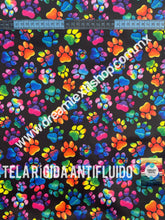 Cargar imagen en el visor de la galería, Microfibra Antifluidos Rígido Huellitas Tie Dye
