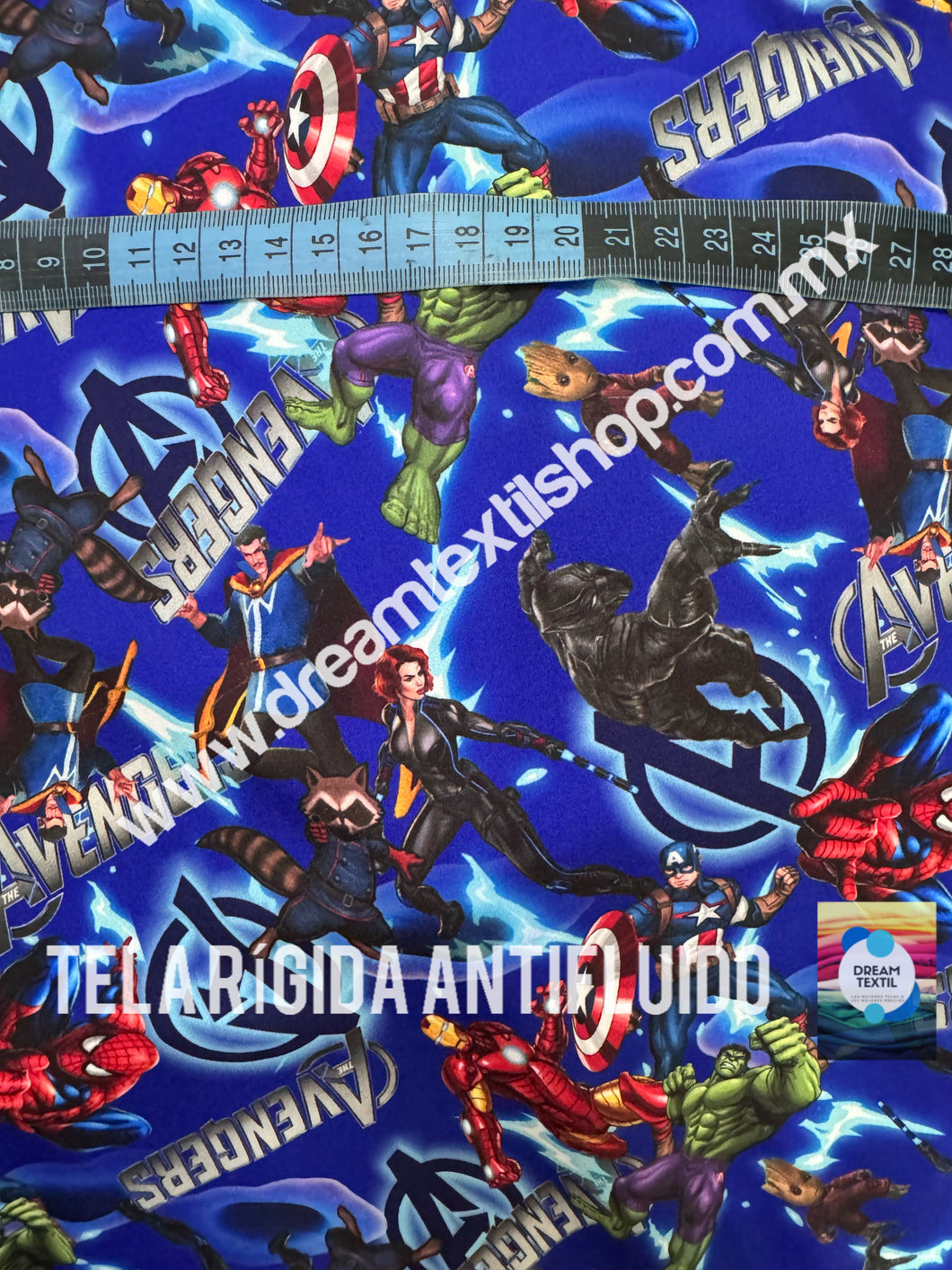Microfibra Antifluidos Rígido Avengers y Guardianes de la Galaxia