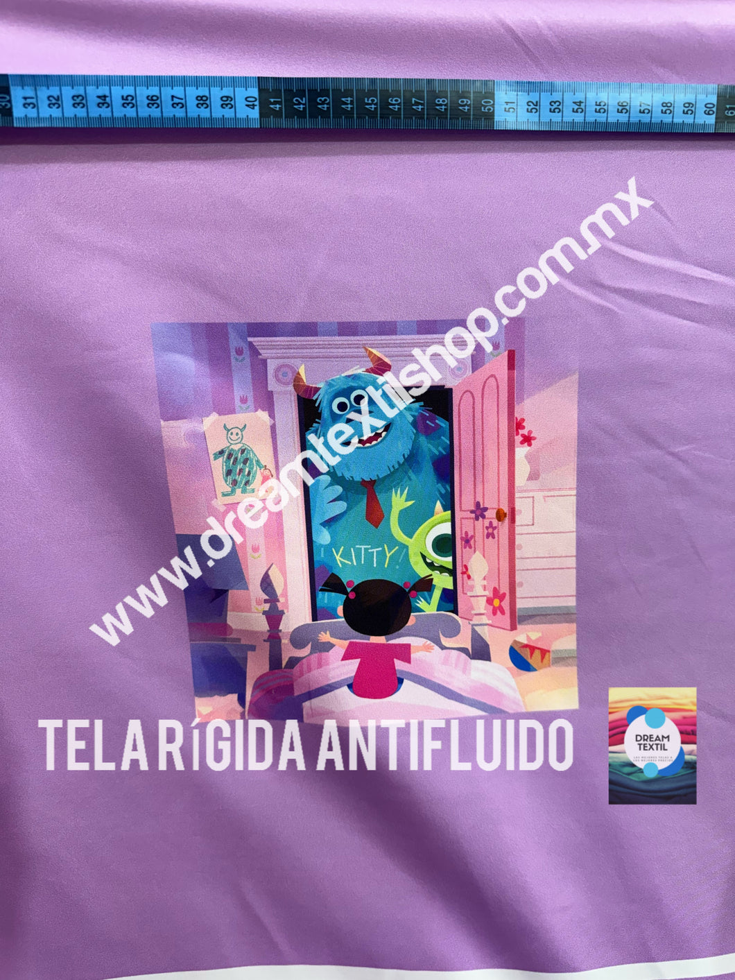 Microfibra Antifluidos Rígido Monster Inc sully door cap (48 x 48cm centrado 20cm)