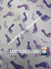 Cargar imagen en el visor de la galería, Microfibra Antifluidos Rígido Pies fondo lila
