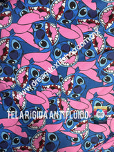 Cargar imagen en el visor de la galería, Microfibra Antifluidos Rígido Stitch Caritas
